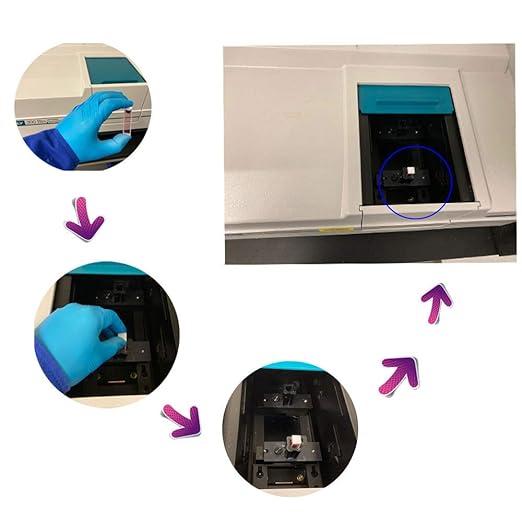 Quartz Semi-Micro cuvette Cell Black Walls (2pcs)