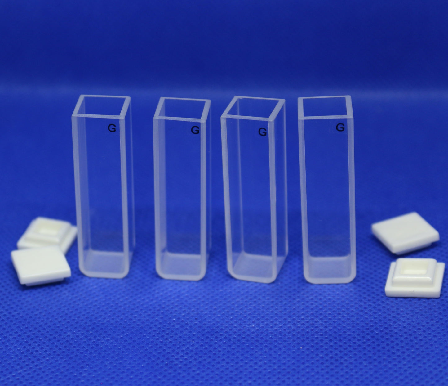 Fluorescence Glass Cuvette Cells (Set of 4 Pcs)