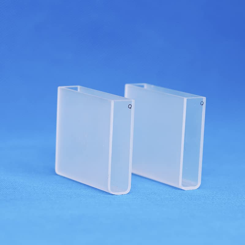 LAB4US Quartz Cuvettes for Spectrometer Standard Quartz Cells (Set of 2 Pcs)