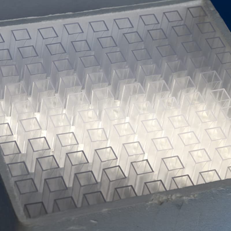 Polystyrene Disposable Cuvette Spectrophotometry Cuvettes for 3.5 ml, Pack of 100